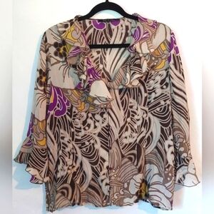Violet & Claire Patterned shirt